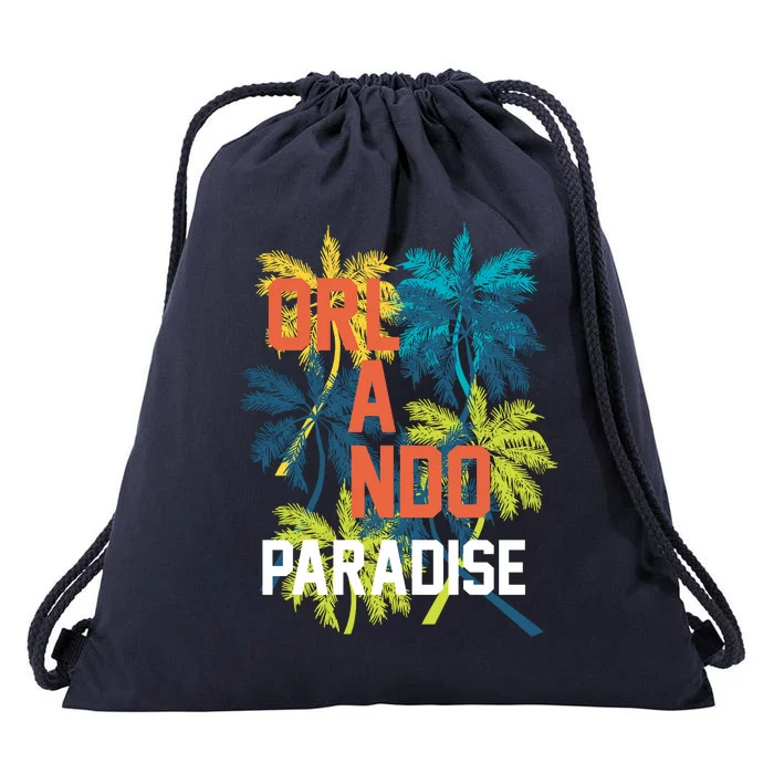 Orlando Florida Paradise Drawstring Bag