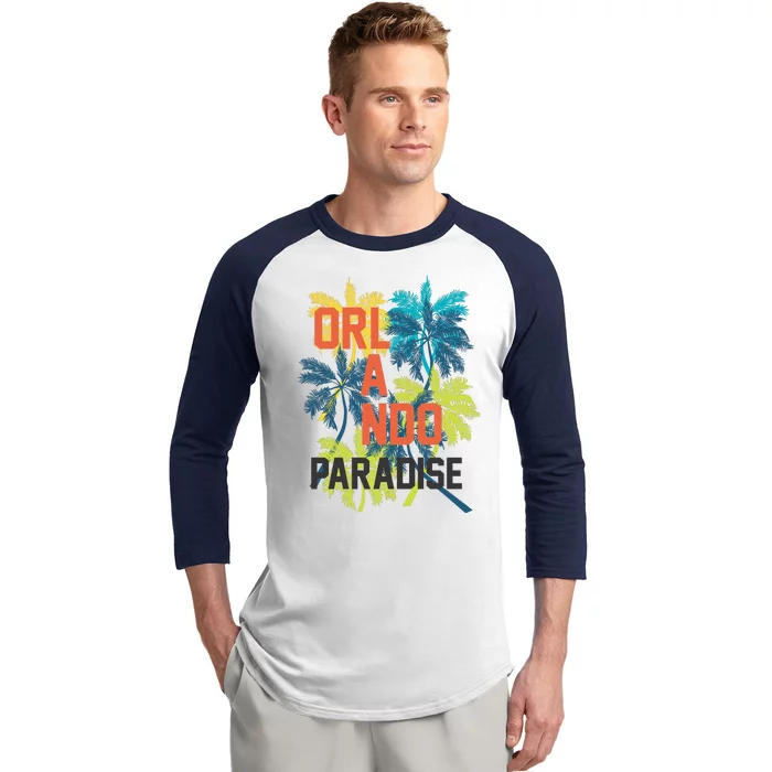 Orlando Florida Paradise Baseball Sleeve Shirt