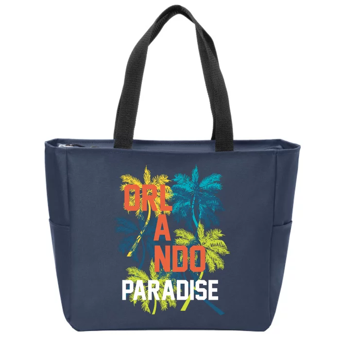 Orlando Florida Paradise Zip Tote Bag