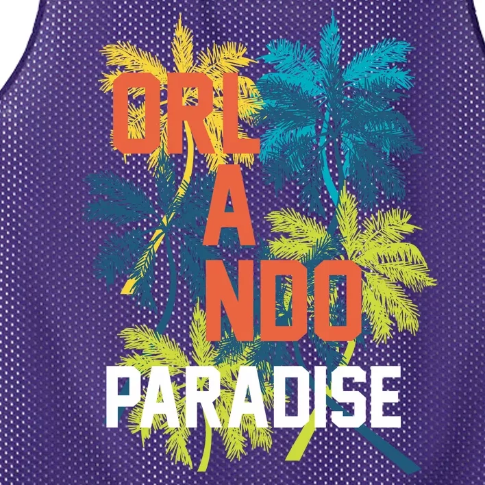 Orlando Florida Paradise Mesh Reversible Basketball Jersey Tank