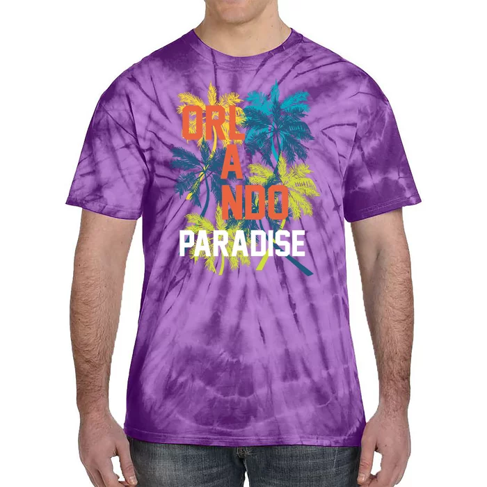 Orlando Florida Paradise Tie-Dye T-Shirt