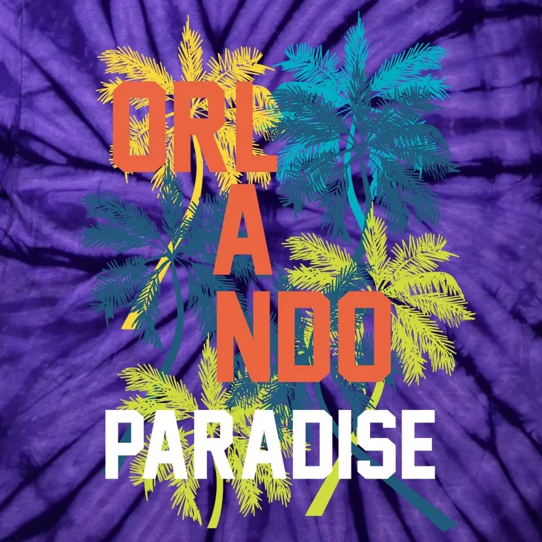 Orlando Florida Paradise Tie-Dye T-Shirt