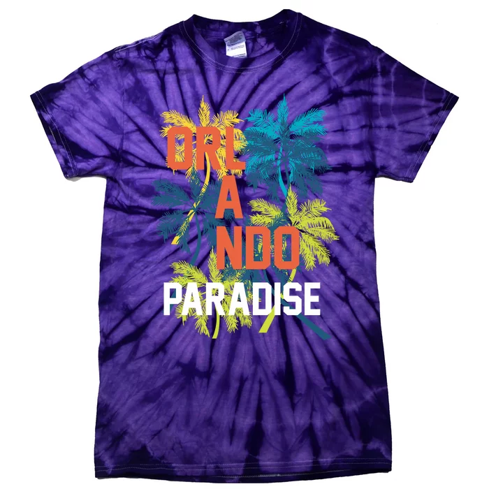 Orlando Florida Paradise Tie-Dye T-Shirt