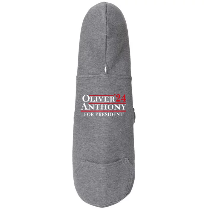 Oliver For President 2024 Doggie 3-End Fleece Hoodie