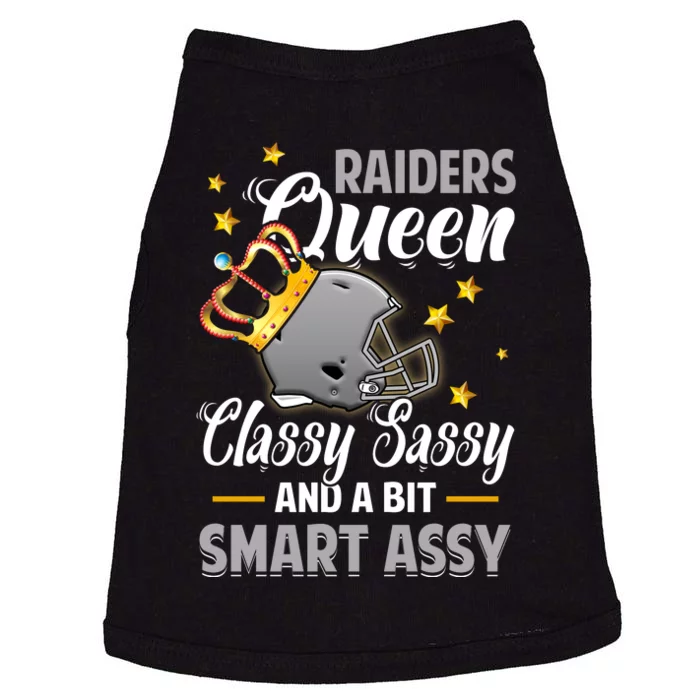 Oakland Football Queen Classy Sassy And A Bit Smart Assy Doggie Tank