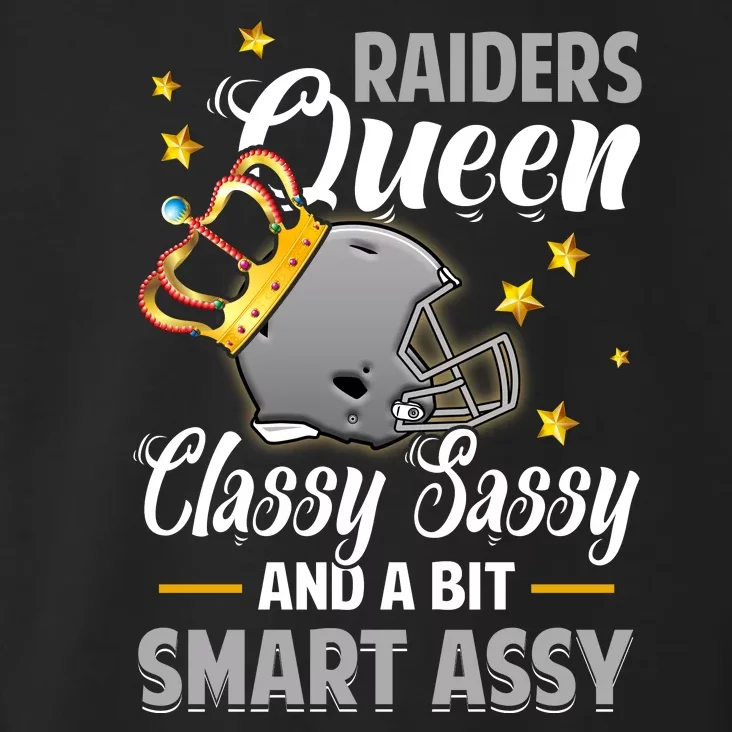 Oakland Football Queen Classy Sassy And A Bit Smart Assy Toddler Hoodie