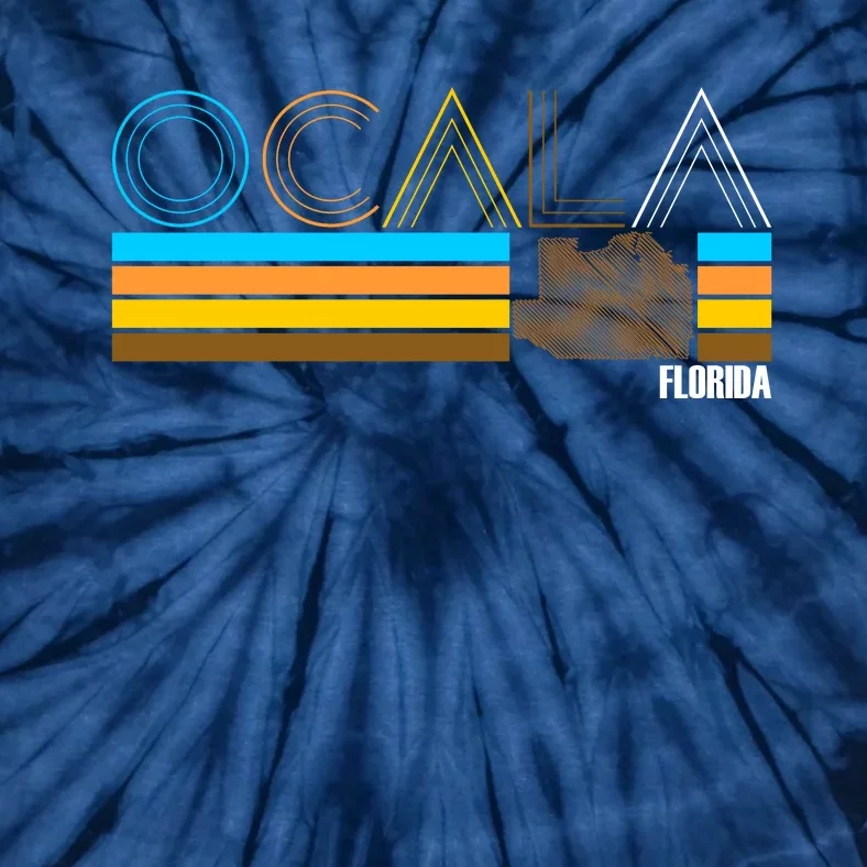 Ocala Florida Retro Tie-Dye T-Shirt