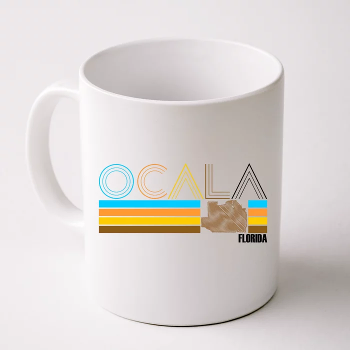 Ocala Florida Retro Front & Back Coffee Mug