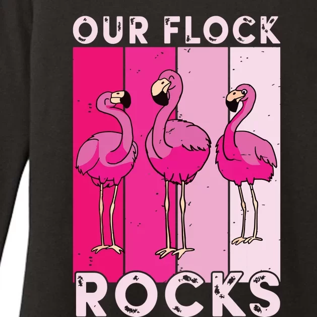 Our Flock Rocks For Man Woman Womens CVC Long Sleeve Shirt