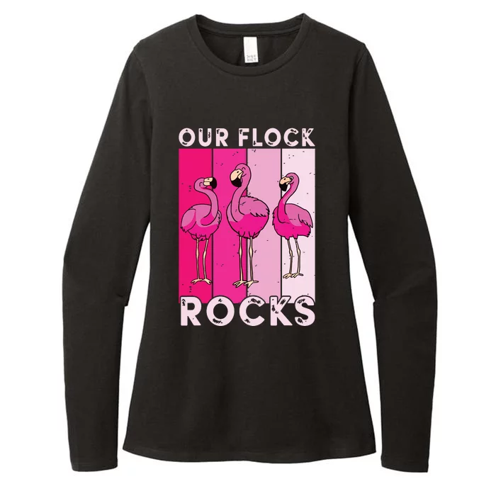 Our Flock Rocks For Man Woman Womens CVC Long Sleeve Shirt