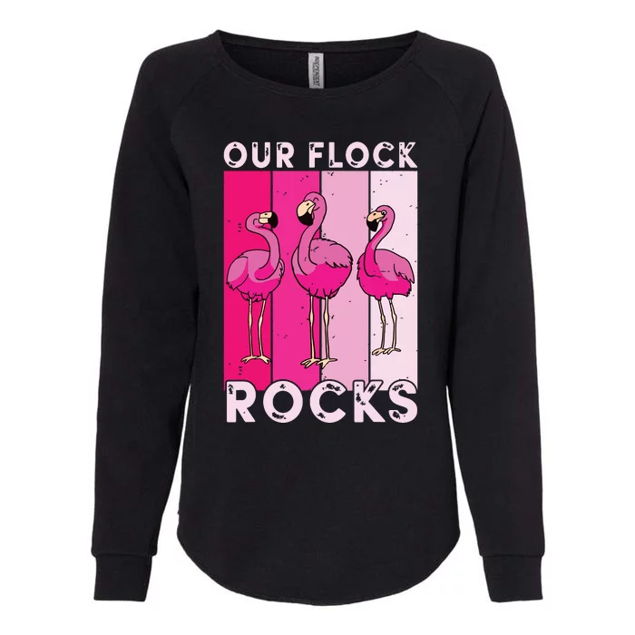 Our Flock Rocks For Man Woman Womens California Wash Sweatshirt