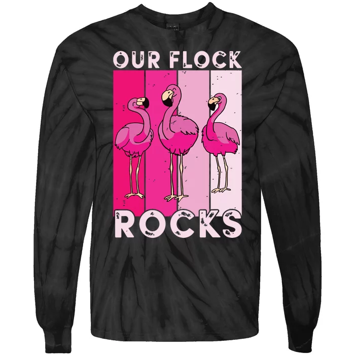 Our Flock Rocks For Man Woman Tie-Dye Long Sleeve Shirt