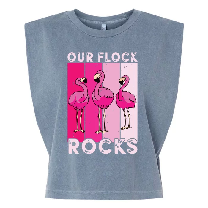 Our Flock Rocks For Man Woman Garment-Dyed Women's Muscle Tee