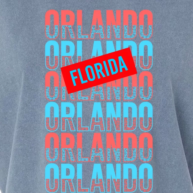 Orlando Florida Repeat Garment-Dyed Women's Muscle Tee