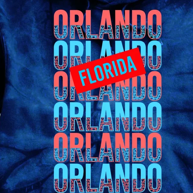 Orlando Florida Repeat Tie Dye Hoodie