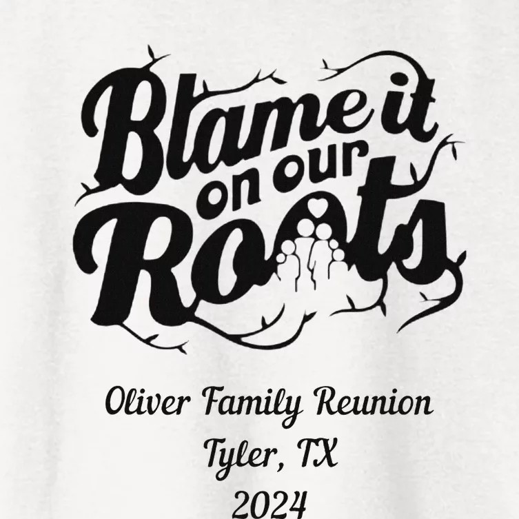 Oliver Family Reunion Customizable Design Women's Crop Top Tee