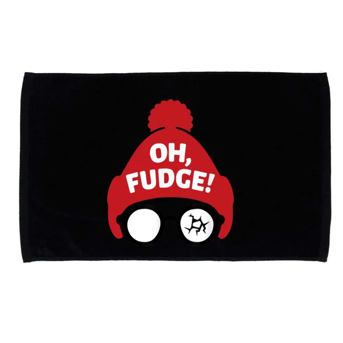 Oh Fudge Santa Hat Christmas Story Family Christmas Microfiber Hand Towel