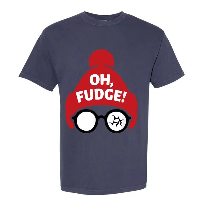 Oh Fudge Santa Hat Christmas Story Family Christmas Garment-Dyed Heavyweight T-Shirt