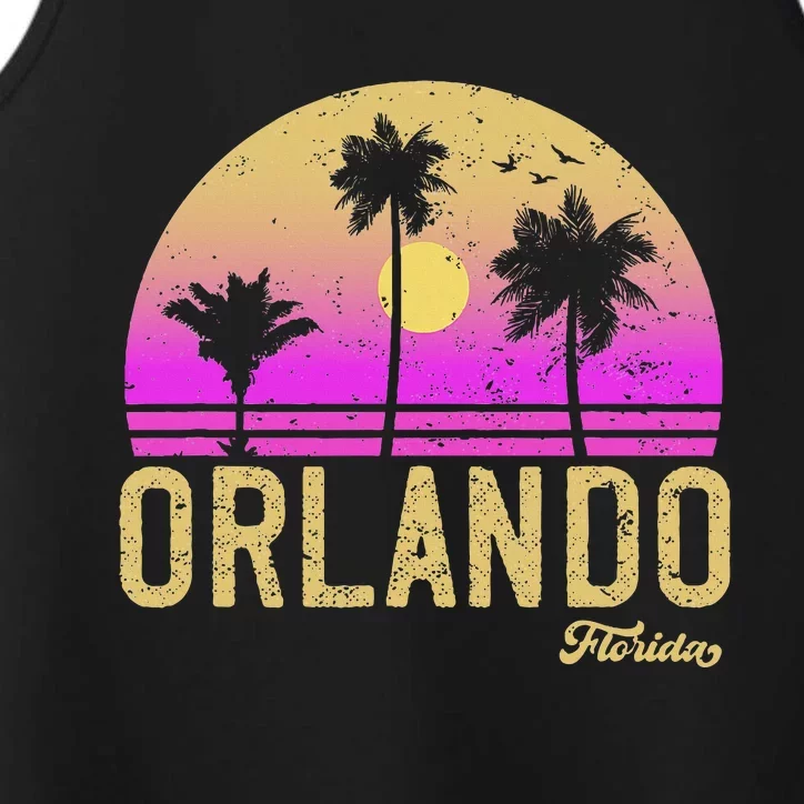 Orlando Florida Sunset Performance Tank