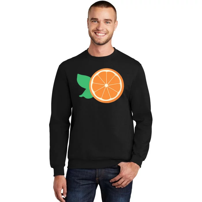 Orange Fruit Slice Fruit Lover Tall Sweatshirt