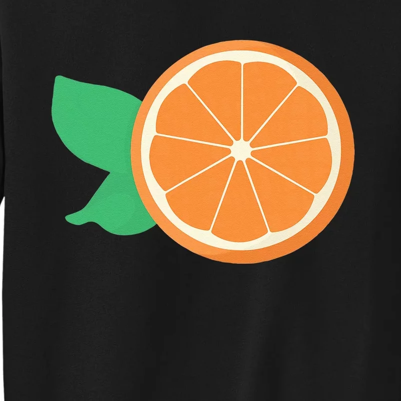 Orange Fruit Slice Fruit Lover Tall Sweatshirt