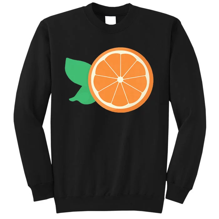 Orange Fruit Slice Fruit Lover Tall Sweatshirt