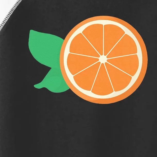 Orange Fruit Slice Fruit Lover Toddler Fine Jersey T-Shirt