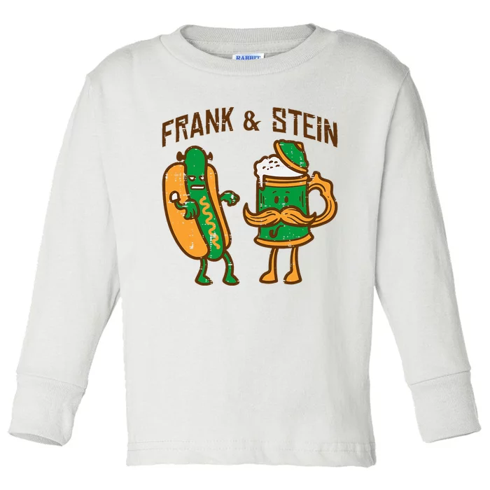 Oktoberfest Frank Stein German Costume Toddler Long Sleeve Shirt