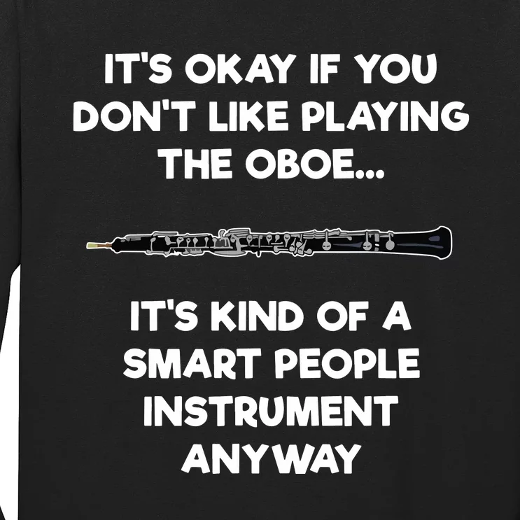 Oboe Funny Smart Oboe Player Long Sleeve Shirt