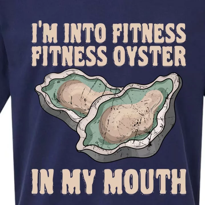 Oyster Fitness Shucker Shelfish Seafood Bivalve Mollusks Gift Sueded Cloud Jersey T-Shirt