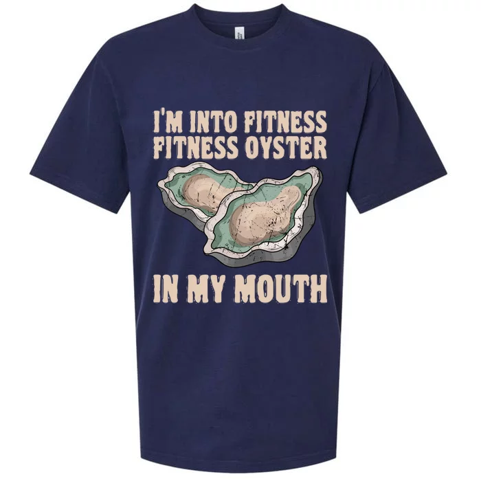 Oyster Fitness Shucker Shelfish Seafood Bivalve Mollusks Gift Sueded Cloud Jersey T-Shirt