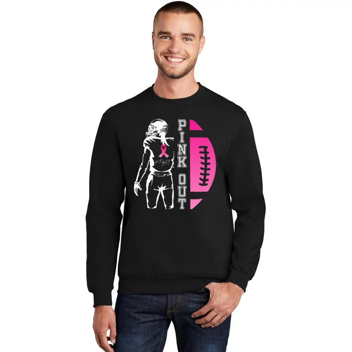 Out Football Team Breast Cancer Awareness Month Sweatshirt