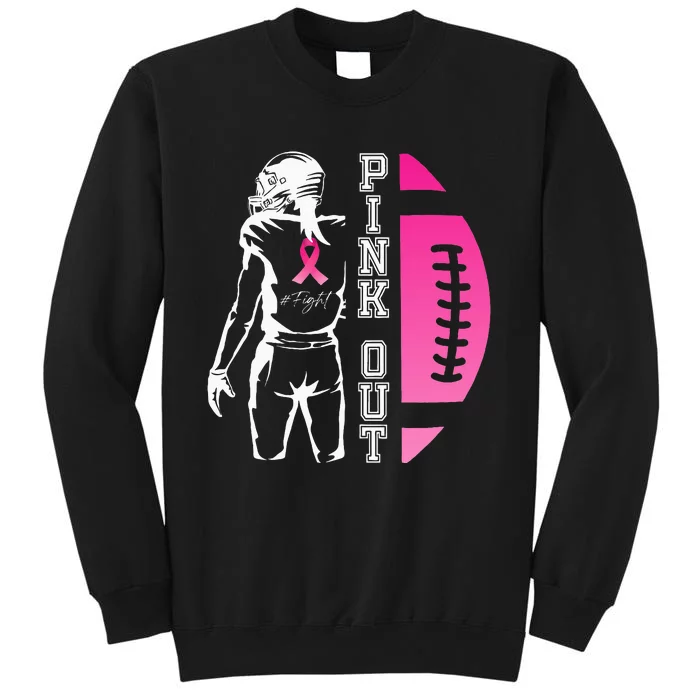 Out Football Team Breast Cancer Awareness Month Sweatshirt