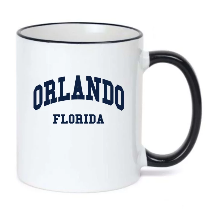 ORLANDO Florida Throwback Design Black Color Changing Mug