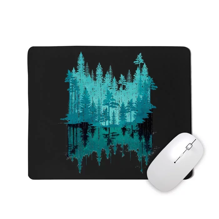 Outdoor Forest Trees Reflection Wildlife Nature Mousepad