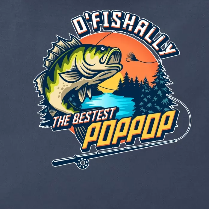 O Fishally The Bestest PopPop Zip Tote Bag