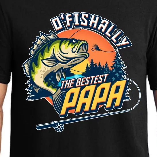 O Fishally The Bestest Papa Pajama Set