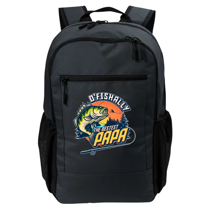 O Fishally The Bestest Papa Daily Commute Backpack