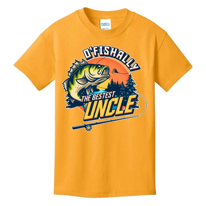 O Fishally The Bestest Uncle Kids T-Shirt