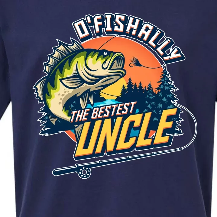 O Fishally The Bestest Uncle Sueded Cloud Jersey T-Shirt