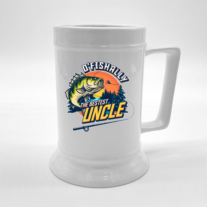 O Fishally The Bestest Uncle Front & Back Beer Stein