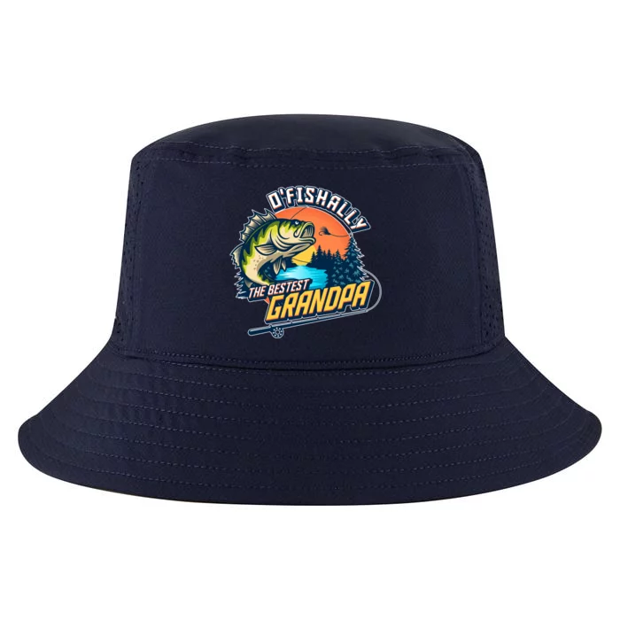 O Fishally The Bestest Grandpa Cool Comfort Performance Bucket Hat