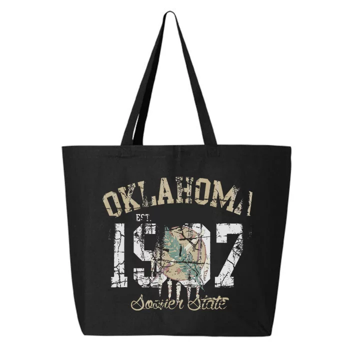 Oklahoma Flag Vintage Fade 25L Jumbo Tote