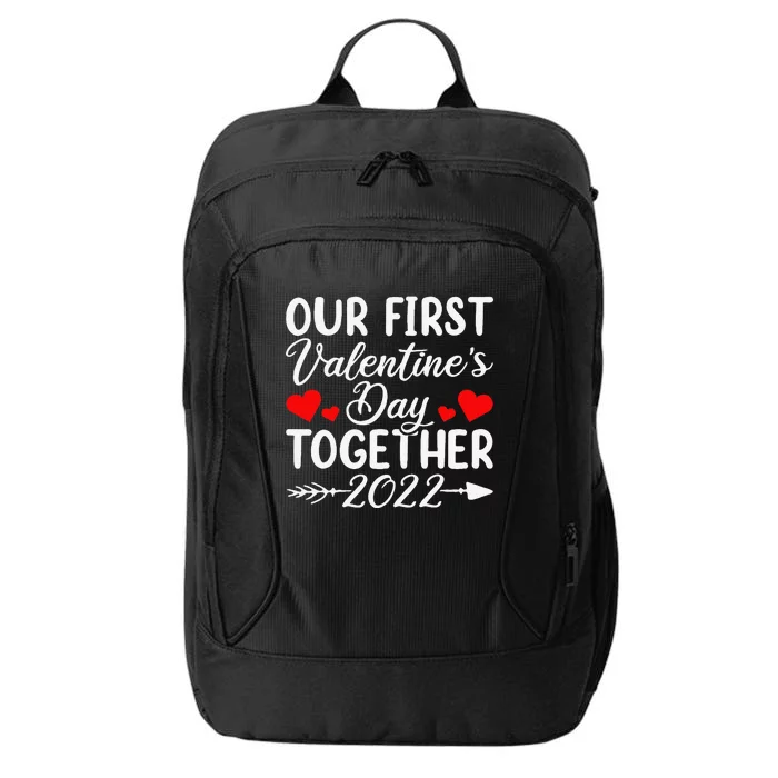 Our First Valentine's Day Together Apparel, Couples Matching City Backpack