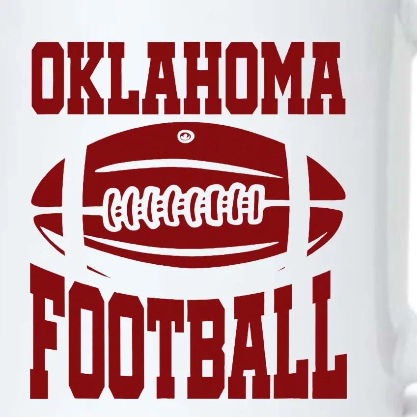 Oklahoma Football Varsity Black Color Changing Mug