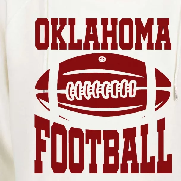 Oklahoma Football Varsity Womens Funnel Neck Pullover Hood