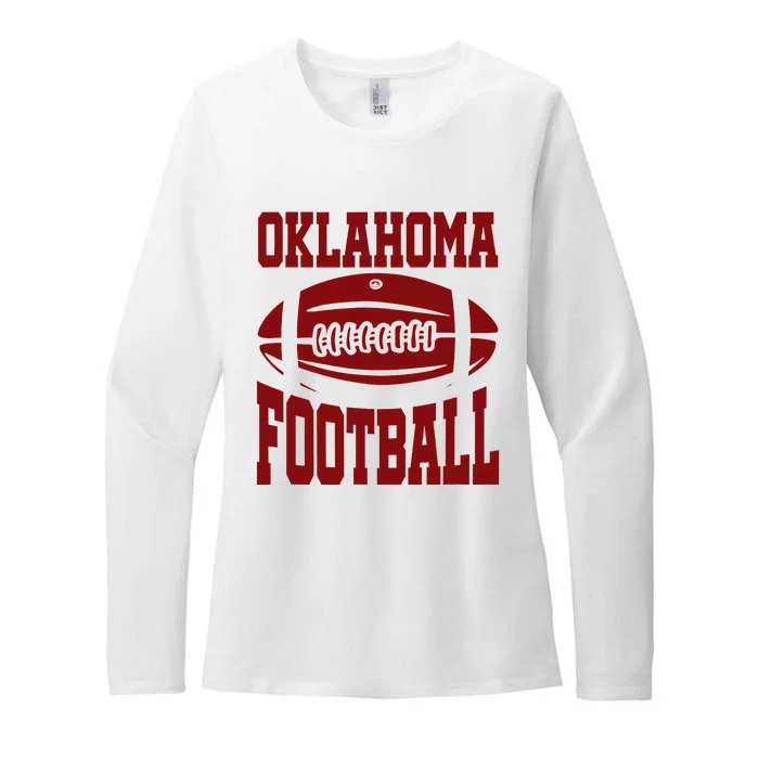 Oklahoma Football Varsity Womens CVC Long Sleeve Shirt