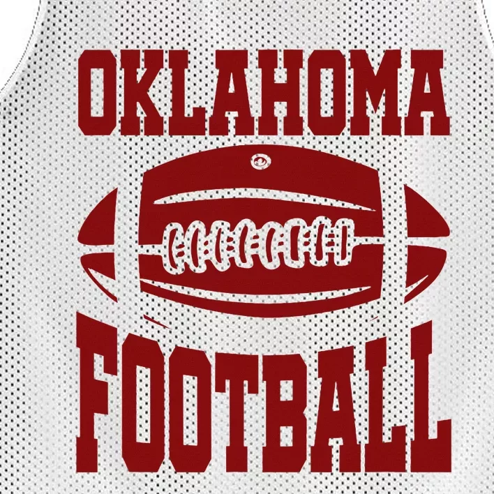 Oklahoma Football Varsity Mesh Reversible Basketball Jersey Tank