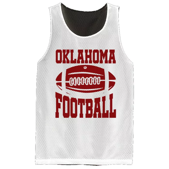 Oklahoma Football Varsity Mesh Reversible Basketball Jersey Tank