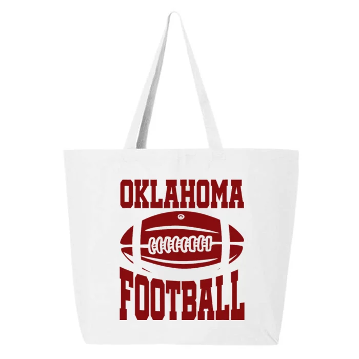 Oklahoma Football Varsity 25L Jumbo Tote